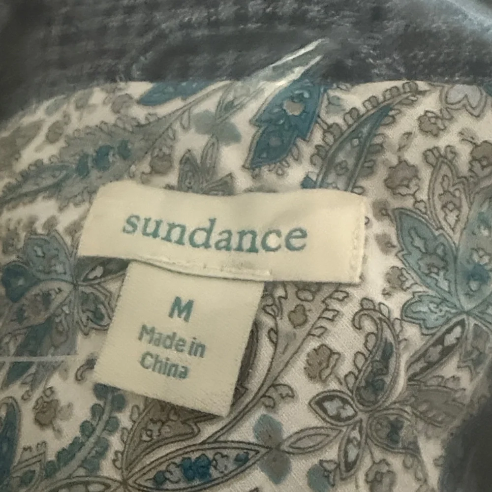 Sundance Living Bryce Blazer  navy blue plaid - Picture 5 of 5